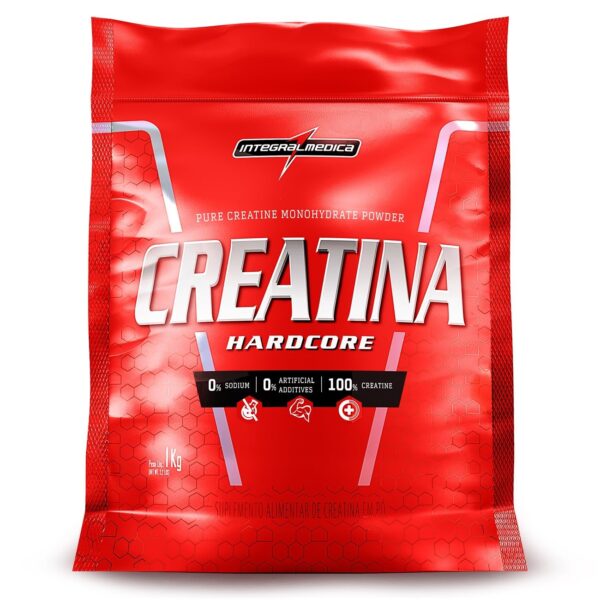 CREATINA HARDCORE 1KG POUCH INTEGRALMEDICA