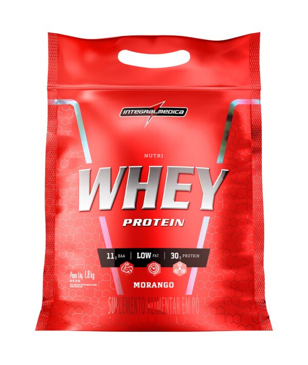NUTRIWHEY SABOR MORANGO 900G POUCH